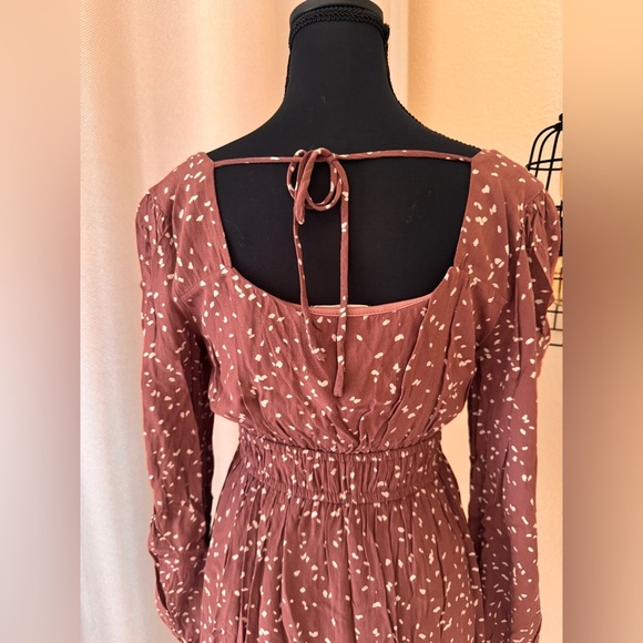 Altar'd State Long Sleeve Mini Dress Medium Boho Chic Cute Fall Outfit - Picture 6 of 9
